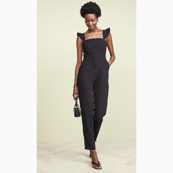 NWT Cupcakes & Cashmere Black Well-Suited Jumpsuit - Picture 4 of 14